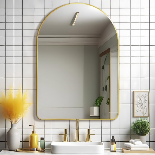 Gold Full Length Wall Mirror