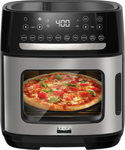bella PRO 12.6 qt. Touchscreen Air Fryer Pizza Oven with Rotisserie