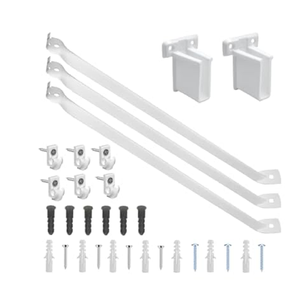6 Pack 12 Inch Wire Shelf Brackets