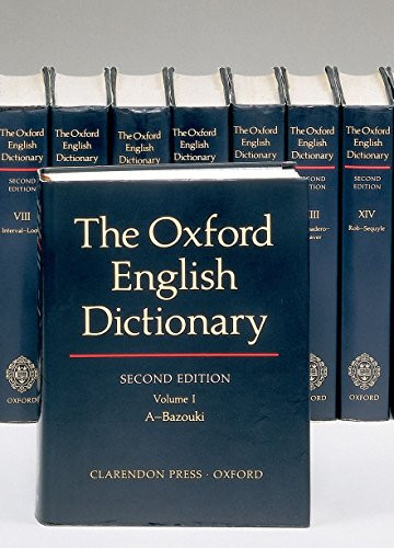 Oxford English Dictionary 2nd Edition