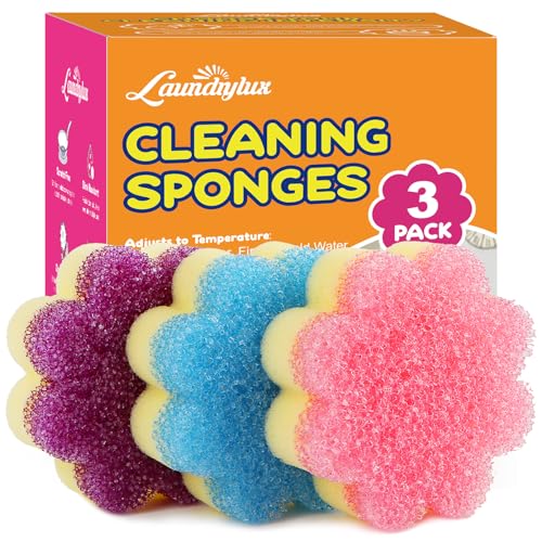LAUNDRYLUX 6-Pack Dual-Sided Temperature-Responsive Scrubber Sponges Deal