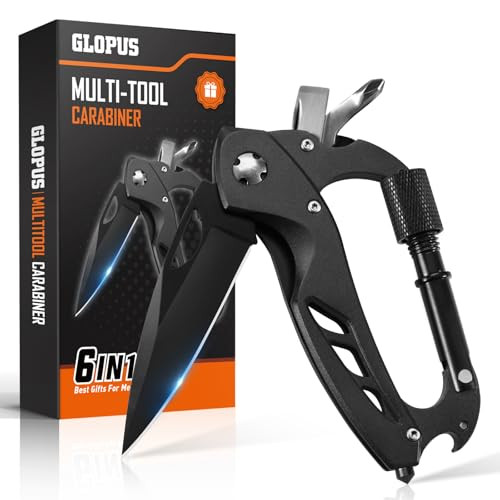 Multitool Carabiner with Pocket Knife