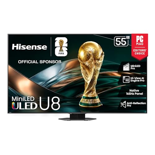 Hisense 55" 4K UHD ULED Mini-LED 165Hz Smart Google TV