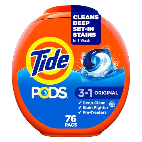 Tide PODS Laundry Detergent Pacs, 76 Count