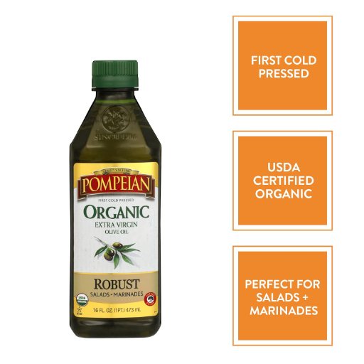 Pompeian USDA Organic Robust Extra Virgin Olive Oil