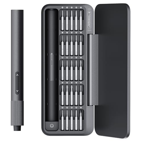 HOTO 25-in-1 Mini Electric Screwdriver 3.7V USB-C Rechargeable
