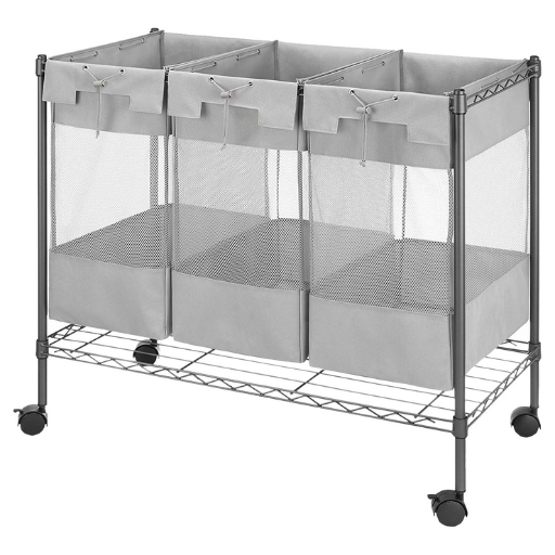 Whitmor 3 Bag Laundry Organizer Sorter