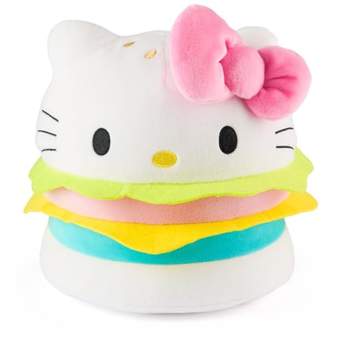GUND Hello Kitty 8" Hamburger Plush Toy