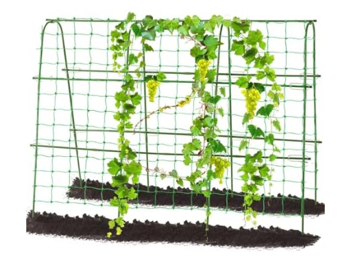 U-Frame Metal Garden Trellis for Climbing Plants