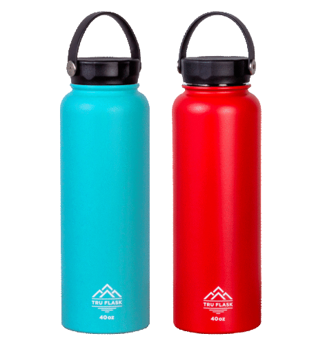 Two-Pack TRU FLASK Insulated Bottles