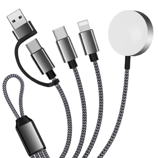 3-in-2 USB C Charger Cable Set for Apple Devices