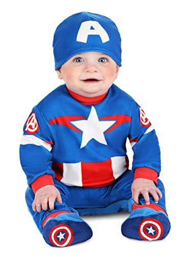 Marvel Captain America Infant Jumpsuit Costume