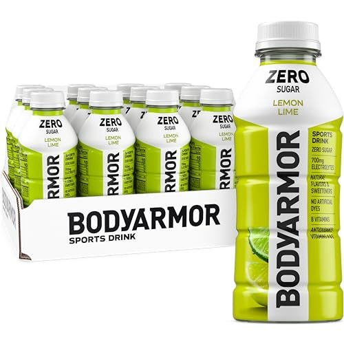 BODYARMOR ZERO Sugar Free Lemon Lime Sports Drink, 12 Pack, 16 Fl. Oz.