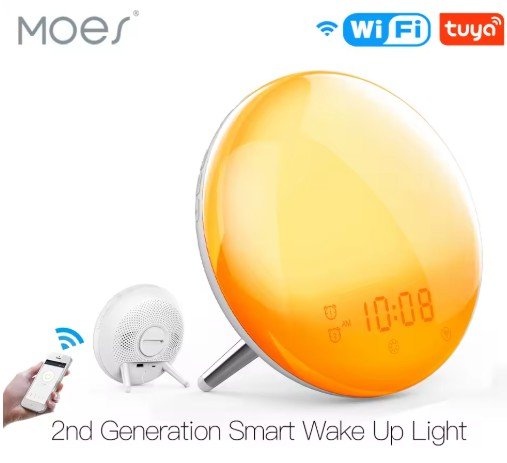 Smart Wake Up Light Workday Alarm Clock