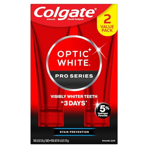 2-Pack 3-Ounce Colgate Optic White Pro Series Whitening Toothpaste