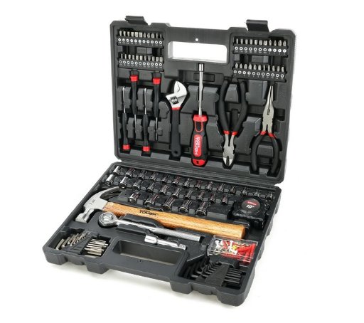Hyper Tough Home Repair Tool Set, 116 Pcs