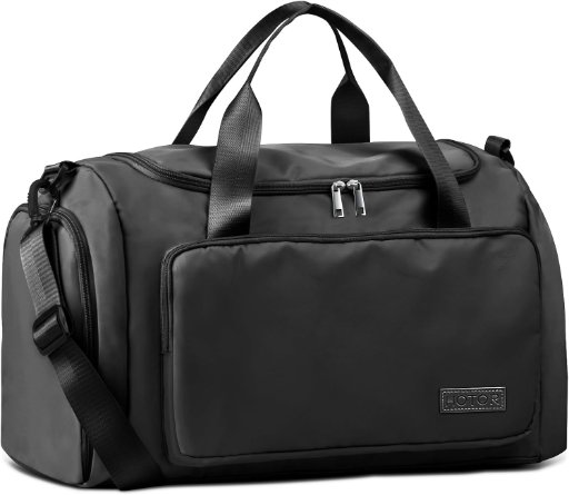 HOTOR Gym Duffle Bag with Shoe Compartment