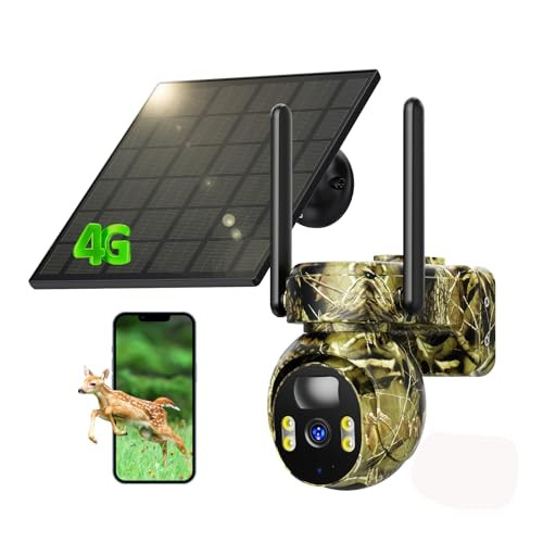 LIWAN Cellular Trail Camera with Solar Power