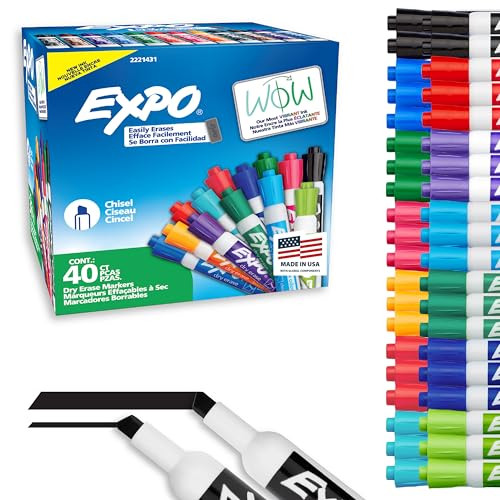 EXPO Dry Erase Markers 40-Count Set