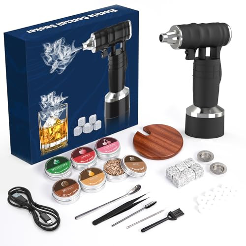 Electric Whiskey Smoker Bourbon Gift Set