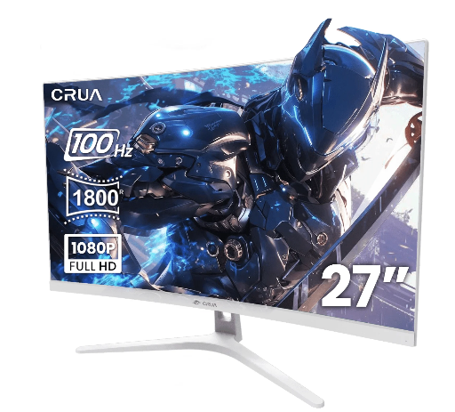 CRUA 27-inch Curved FHD Computer Monitor