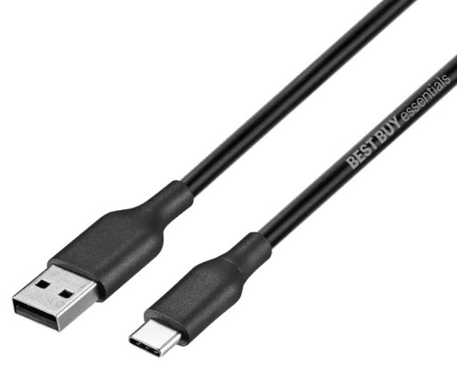 Best Buy Essentials 9' USB-A to USB-C Charge and Sync Cable