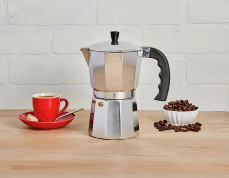 Imusa Aluminum Espresso Stovetop Coffeemaker, 6 Cup