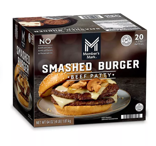 Member's Mark Smashed Burgers