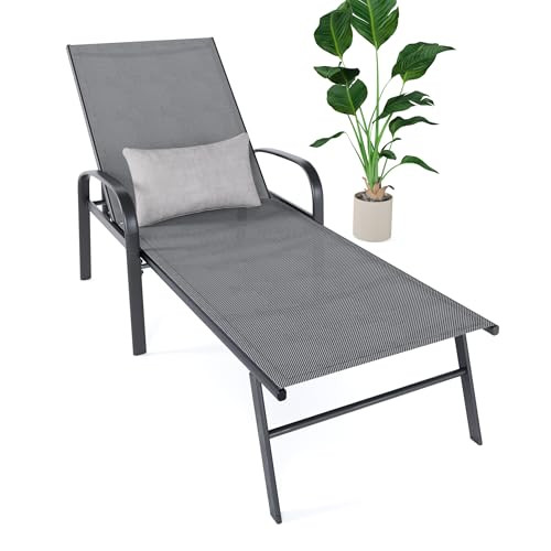 Outdoor Chaise Lounge Chair