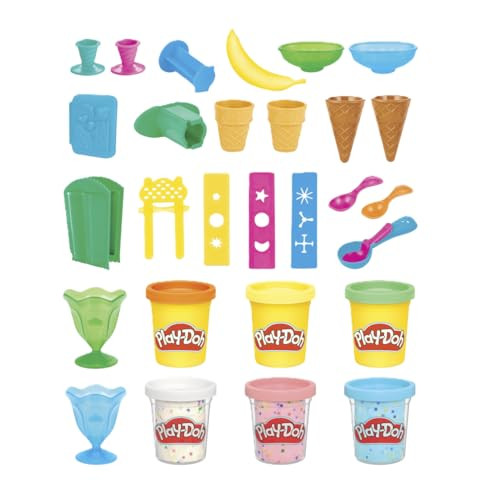 Play Doh Kitchen Creations Ice Cream Party Set