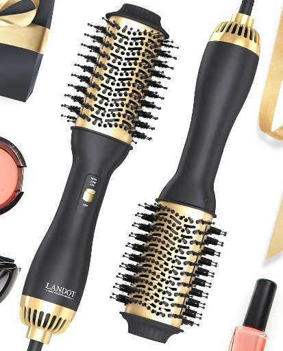 3-in-1 Negative Ionic Hairdryer Hot Air Blowout Brush