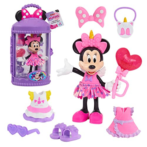 Disney Junior Minnie Mouse Fabulous Fashion Doll Unicorn Fantasy