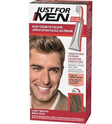 Just For Men Easy Comb-In Hair Color (Light Brown)