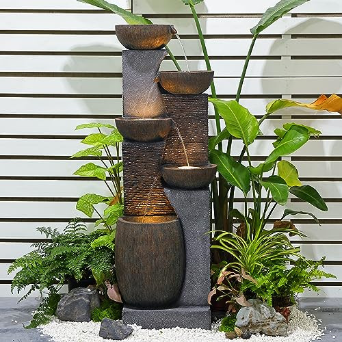Bumilgar Outdoor Fountain for Backyard