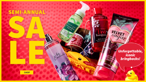 Bath and Body Works Semi-Annual Sale