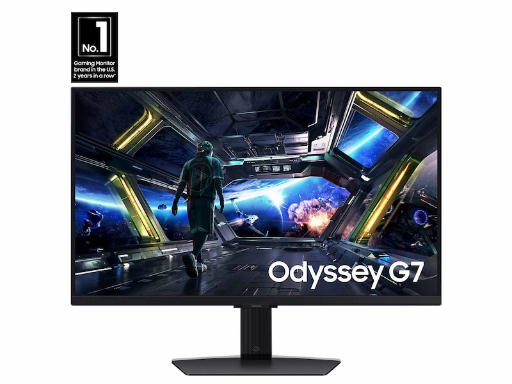 Samsung 27" Odyssey G7 G70D 4K UHD IPS 144Hz 1ms(GtG) Smart Gaming Monitor