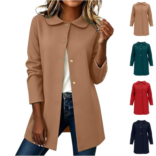 Trench Pea Coats Lightweight Mid Length