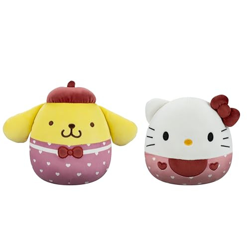 Squishmallows Sanrio Hello Kitty and Pompompurin 2-Pack