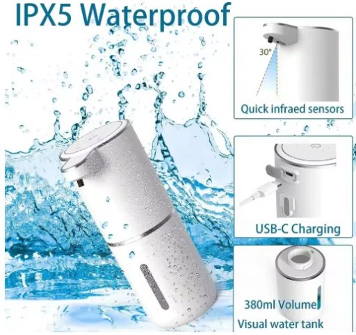 Automatic Touchless Foaming Soap Dispenser