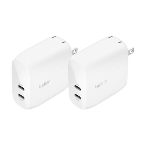 Belkin BoostCharge Dual USB-C Port Wall Charger w/PPS 60W