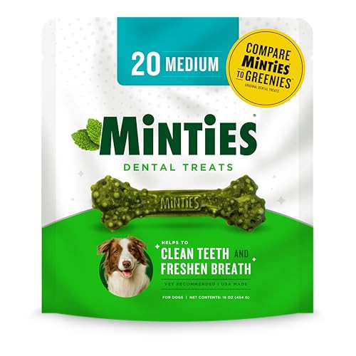 Minties Dental Dog Treats for Medium Dogs