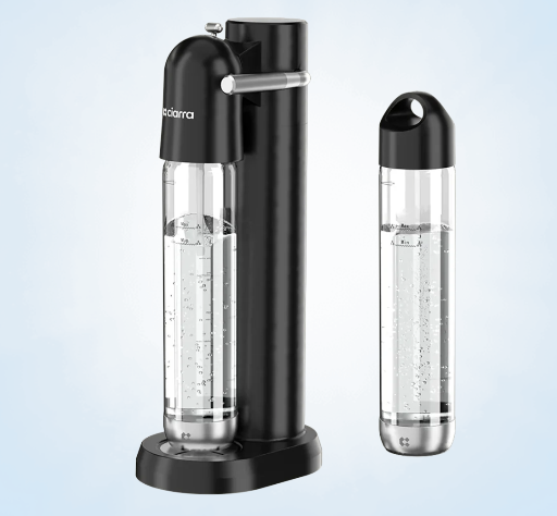 Ciarra Fizzify Soda Maker with Two Bottles