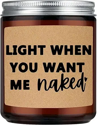 Lavender Funny Scented Candle