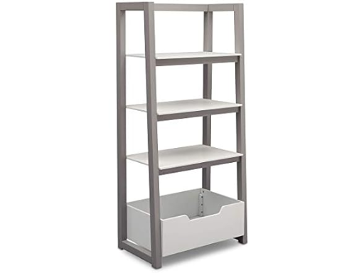 Delta Children Ladder Shelf with Storage Bin