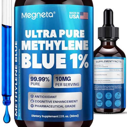 Methylene Blue Drops for Brain & Cellular Health