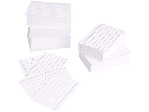 Amazon Basics A8 Ruled Index Cards