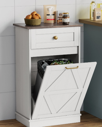 Homall Tilt-Out Trash Cabinet
