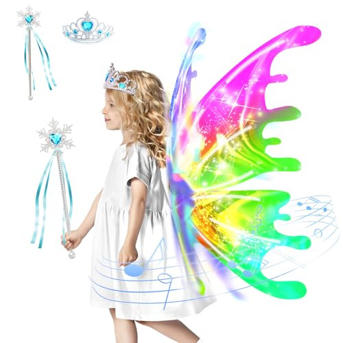 Titoclar Electric Light Up Butterfly Wings