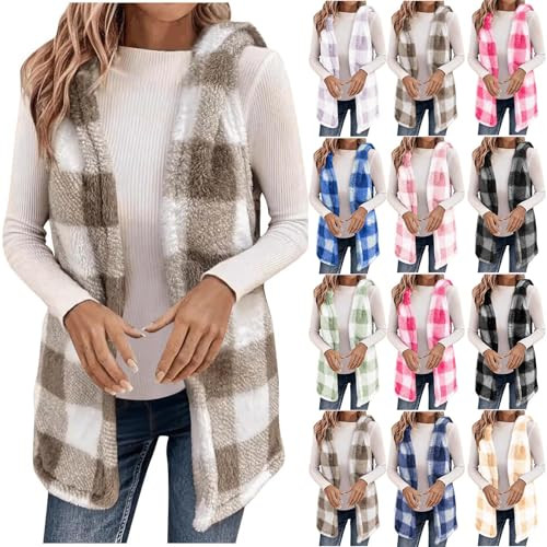 Women's Fuzzy Fleece Vest