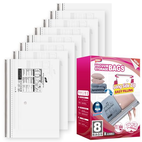 Jumbo Vacuum Storage Bags - 8 Pack